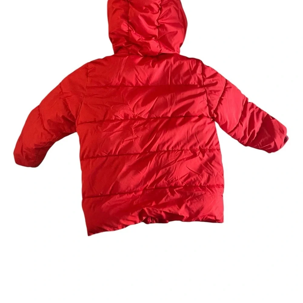 Gap Kids Red convertible Hooded Puffer Jacket boy & girls